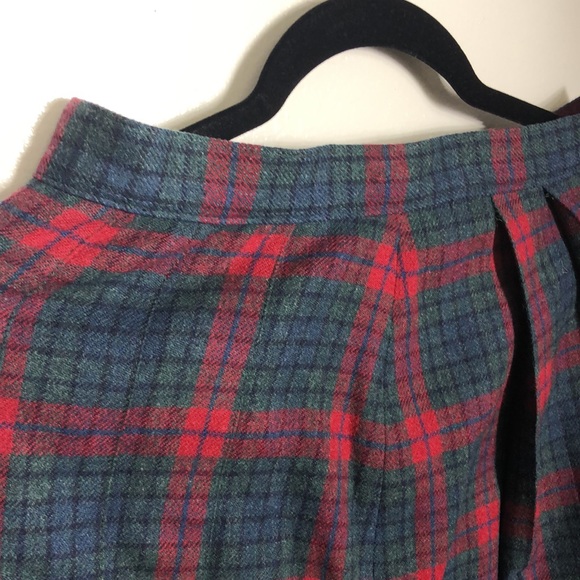 Vintage Pendleton Skirt sz4 Plaid Wool - Picture 3 of 4